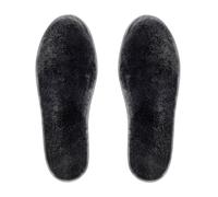 riemot Plantillas de Piel de Oveja Mujer Hombre y Niños, Calidas Cómodo y Suaves Plantillas Termicas para Botas de Nieve, Zapatos de Invierno Negro EU40