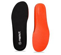 riemot Plantillas Deportivas para Hombre Mujer, Comodidad y Absorción de Impactos, Plantilla de Soporte del Arco para Diario, Correr, Deportes Al Aire Libre Negro 40EU