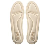 riemot Plantillas Memory Foam para Zapatos de Hombre y Mujer, Plantillas para Zapatillas Botas, Cómodas y Amortiguación para Trabajo, Deportes, Caminar, Senderismo Beige EU 36