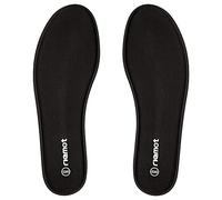riemot Plantillas Memory Foam para Zapatos de Hombre y Mujer, Plantillas para Zapatillas Botas, Cómodas y Amortiguación para Trabajo, Deportes, Caminar, Senderismo, M-Negro EU 44