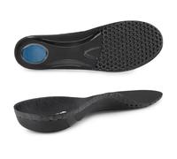 riemot Plantillas Ortopédicas para Alivio de Dolor en los Pies, Soporte de Arco, Fascitis Plantar, Pie Plano, Comodidad y Transpirabilidad, para Correr y Estar de Pie Todo el Día, Unisex, Negro,39 EU