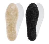 Riemot Plantillas Térmicas de Lana de cordero,2 Pares de Plantillas Calefactables para Hombre y Mujer,Cómodo y transpirable,para Zapatillas Deportivas,Zapatos de Trabajo e Invierno EU47