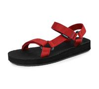 riemot Sandalias Playa Mujer Sandalias Deportivas Al Aire Libre Verano Trekking Zapato para Senderismo Camping Deportes Rojo EU41
