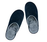 riemot Zapatillas de Estar por Casa de Hombre Verano Pantuflas de Hombre Ligero Antideslizantes Pantuflas Memory Foam Suave y Cómodo para Interior y Exterior Azul Marino EU44-45