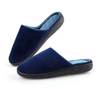 riemot Zapatos domésticos Lavables, Mocasín Unisex Adulto, Mujer Azul, 36 EU