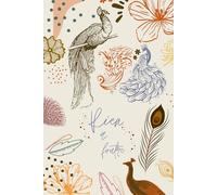Rien à Foutre: Colorful, Bold & Stylish Blank Lined Notebook with Intricate Peacock Design: Aesthetic, Elegant Novelty Gag Gift for Her in French