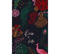 Rien à Foutre Journal: Colorful, Bold, Stylish and Sassy Blank and Lined Peacock Notebook: Aesthetic and Novelty Gag Gift for Her in French Language