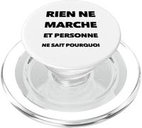 Rien Ne Marche Ingénieur Informatique Helpdesk Panne Travail PopSockets PopGrip para MagSafe