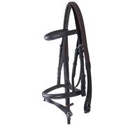 Riendas de caballo con brida goma, cabestro cuero, herramientas for montar a , jinetes(BROWN L)