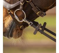 Riendas Rein Uno sided anti-slip con clip QHP - Marrón / Full