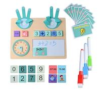 Rieoany Juegos Educativos Niños 3 4 5 Años Number Blocks Juguetes Montessori, Juguetes Matematica, Regalo Niño 3 Años para Aprender a Agregar y Restar Matemáticas