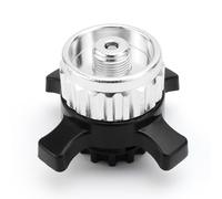 Rierousy Adaptador de cartuchos de válvula, adaptador para cartuchos de gas butano y propano con rosca en 417, hornillo de gas para hornillo de camping y exterior