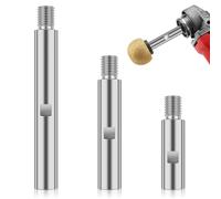 Rierousy Extensión de amoladora angular, vástago M14, extensión de la máquina pulidora 75 mm/100 mm/140 mm para pulidora, pulidora de coche, almohadillas de pulido (3 x amoladora angular)