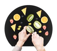 Rierousy Tabla de Cortar Extra Grande de TPU, Antideslizante y Fácil de Limpiar, Apta para Lavavajillas, para Cocinas