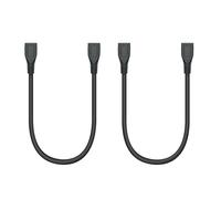 Riertostng Cable alargador micro USB corto de 9 pulgadas, cable micro USB hembra a hembra, cable de carga y sincronización de datos para dispositivos micro USB
