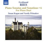 Ries: Piano Sonatas and Sonatinas, Vol. 6 by Susan Kagan (2013-08-27)