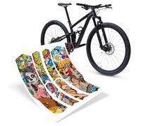 Riesel Design - Cadena 3000 - Protector de Cadena de Bicicleta Elegante Película Protectora para Bicicleta en Muchos Modelos de 6 Formas Autoadhesivas/guardacadena para Todo el triángulo Trasero