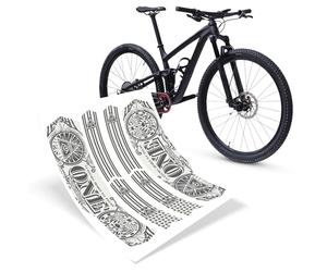 Riesel Design Chain : Tape 3000 Kit de protección de Marco para Bicicleta Adulto, Unisex, Illuminati Grey, Talla única