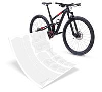 Riesel Design Frame: Tape 3000 Kit de protección para Cuadro de Bicicleta Mixto
