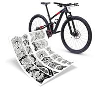 Riesel Design Frame: Tape 3000 Kit de protección para Cuadro de Bicicleta Mixto