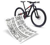 Riesel Design Frame: Tape 3000 Kit de protección para Cuadro de Bicicleta Mixto