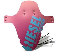 Riesel Design - Guardabarros KOLOSS - Guardabarros Plus (Incluye Collares Rilsan) neumáticos de hasta 3,0 Pulgadas Made in Germany -Flipflop Red-Gold