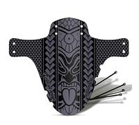 Riesel Design - Guardabarros - Modelo Schlamm - PE - Incluye collares Rilsan/guardabarros de bicicleta elegante y moderno para todos los tamaños de bicicleta, neumáticos de hasta 2,6 pulgadas, Made in