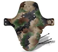 Riesel Design - Guardabarros Mudguard KOL:OSS XL MTB con Bridas para Cables - Guardabarros Elegante para MTB - Protección contra Salpicaduras para Todos los tamaños de Ruedas - 2023/24 (Pixel Camo)