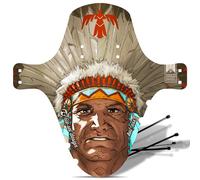 Riesel Design - Guardabarros Mudguard KOL:OSS XL MTB con Bridas para Cables - Guardabarros Elegante para MTB - Protección contra Salpicaduras para Todos los tamaños de Ruedas - 2023/24 (Chief)