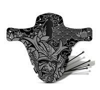 Riesel Design - Mudguardabarros - Barro - PE - con Bridas para Guardabarros y Guardabarros Elegante y Moderno para Todos los tamaños de Bicicleta - Japón