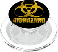 Riesgo biológico de la Guerra Nuclear radiactiva Vintage PopSockets PopGrip para MagSafe