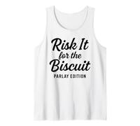 Riesgo para la Galleta Deportes apuestas Divertidas Parlay Camiseta sin Mangas