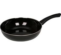 Riess, 0042-022, sartén gourmet 24, CLASSIC - ESMALTE NEGRO, diámetro 24 cm, altura 5,6 cm, capacidad 1,8 litros, esmalte negro, sartén, inducción