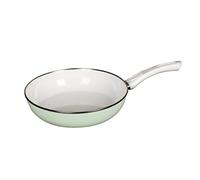 Riess, 0042-031 - Sartén de cristal de cerámica, color verde Nilo, 24 cm de diámetro, 5,6 cm de altura, 1,8 litros, esmalte, verde, para inducción