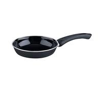 Riess, 0050-022 - Sartén gourmet 18, Cacerola, color negro clásico, diámetro 18 cm, altura 4 cm, capacidad 0,6 litros, esmalte negro, inducción