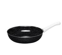 Riess, 0057-107, Cacerola Sartén Esmaltada, 28cm diámetro, CLASSIC PROFI, LWH 47,2 x 29 x 6,5cm, contenido 2,2 litros, esmalte negro, inducción