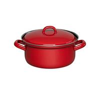 Cazuela con tapa Riess Classic Red - 0,75 l -