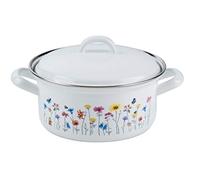 Riess 0128-070 Country Special Edition Flora - Cacerola con tapa, diámetro de 16 cm, capacidad de 1,0 litros, para inducción