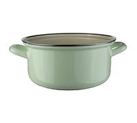 Riess 0281-006 Classic-Household Items - Cacerola (22 cm de diámetro, borde cromado), color verde claro