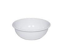 Riess, 0304-033 - Cuenco de cocina 16, color blanco clásico, diámetro de 16 cm, altura de 6 cm, esmaltado, color blanco