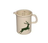 Riess 0338-072 Country Hirsch - Jarra medidora (10 cm de diámetro), color blanco