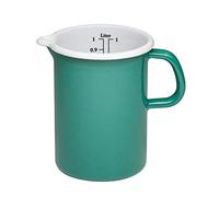 Riess, 0338-111, tamaño de cocina 1 L, edición especial Nature Green Dark, esmalte, verde, 0,431 kg, 1 litro, 16,3 x 11,3 x 14,8 cm