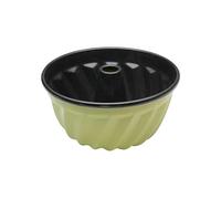 Riess, 0495-014, molde de 22 cm de diámetro, esmalte, pistazie, LBH 22,5 x 22,5 x 10,3 cm, peso 0,628 kg, molde para hornear, molde para tartas, molde para tartas