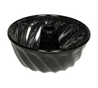 Riess, 0632-022 - Molde de cocina (24 cm de diámetro, 13,7 cm, 3 litros, esmaltado, para inducción), color negro