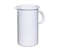 Riess, 0836-033, jarra esmaltada, 10 cm de diámetro, 1,5 litros de capacidad, 0,53 kg de peso, color blanco, serie Classic blanco