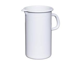 Riess, 0836-033, jarra esmaltada, 10 cm de diámetro, 1,5 litros de capacidad, 0,53 kg de peso, color blanco, serie Classic blanco