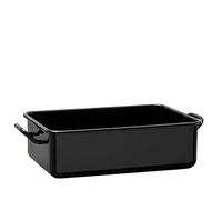 Riess, 2181-022 - Molde para hornear y servir, esmalte negro, 0,5 litros, fabricado en Austria, 21,0 x 11,3 x 5,1 cm, 0,272 kg, compatible con cocina de inducción, apta para cocina de gas, apta para