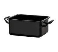 RIESS Mini molde para hornear y servir 15x11x7cm/0,7l esmalte negro negro