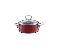 RIESS Cacerola con tapa de vidrio NOUVELLE 16cm/1l Rosso rojo oscuro