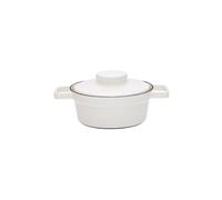 RIESS Cacerola de esmalte con tapa Aromapot - Truehomeware 20cm 1,2l blanco